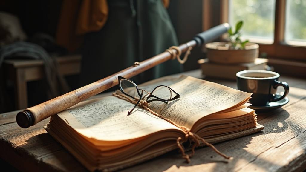 Groupe de pêcheurs passionnés sur les berges d'un étang, échangeant autour de documents d'archives
