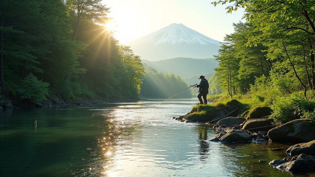Restaurant de pêche japonais Zauo avec des visiteurs en train de pêcher dans un bassin