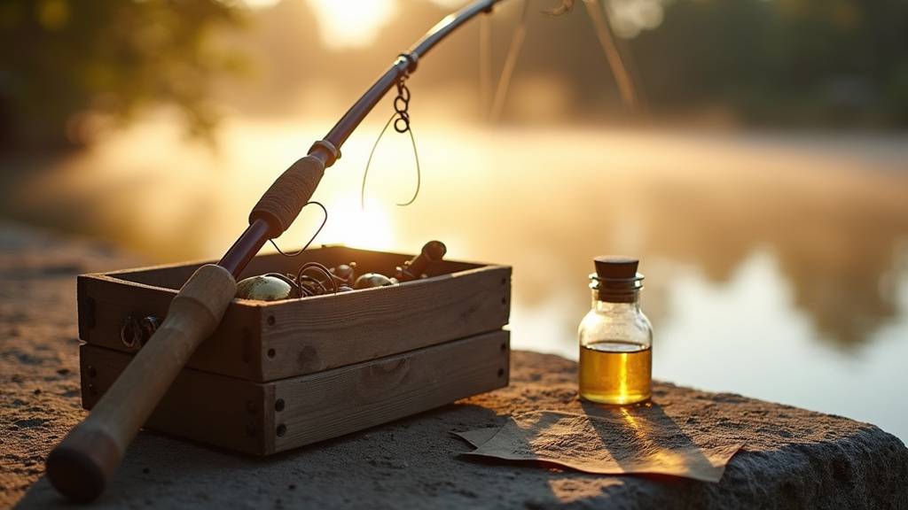 Groupe de pêcheurs autour d'un feu de camp lors du Jurassic Feeder 2019