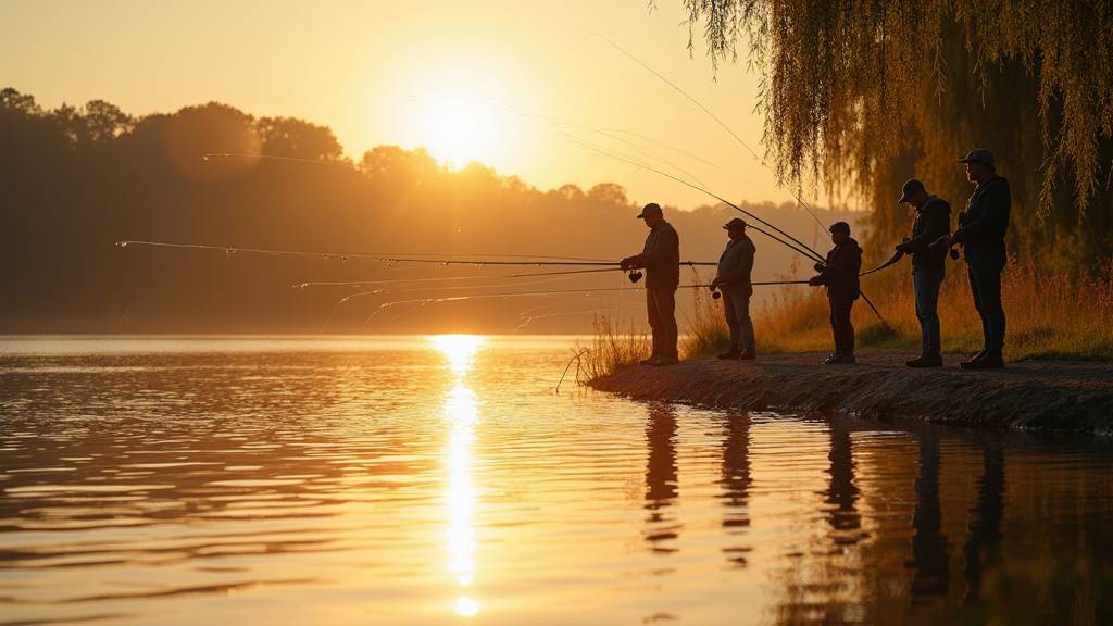 Pêcheurs internationaux lors du Jurassic Feeder 2019