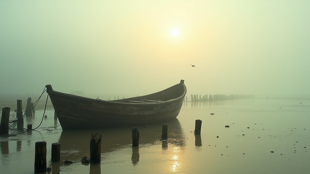 Illustration enfantine de la comptine À la pêche aux moules avec une fillette et des moules dans un panier